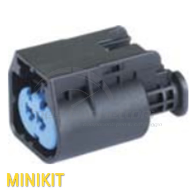 KIT Connettore KOSTAL serie LKS 2.8 sealed - 2 vie p.f. con CPA coding C1