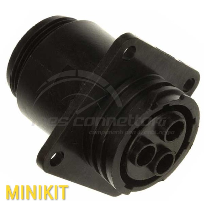 KIT connettore TYCO serie CPC 5 di potenza - 3 vie p.f. pannello taglia 17