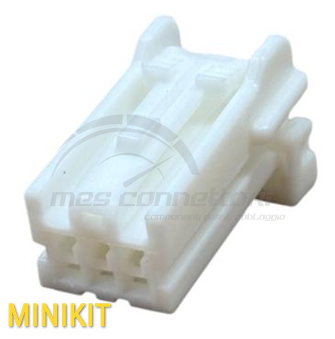KIT connettore YAZAKI serie TK 91 1.0 mm (040) - 3 vie p.f. bianco