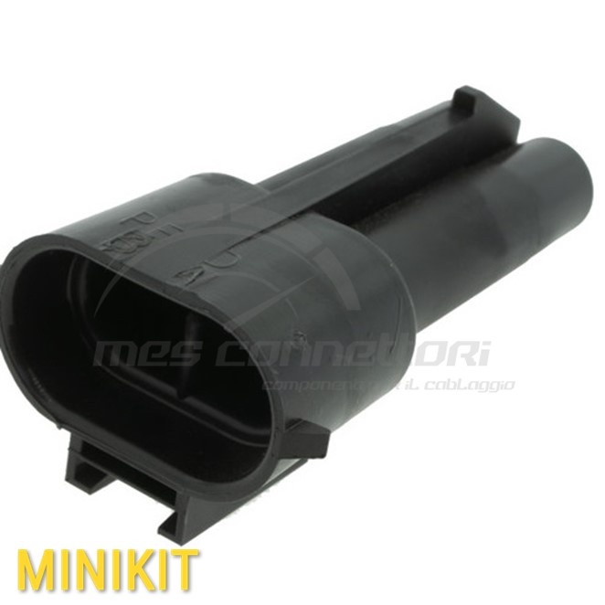 kit Connettore DELPHI Metri-Pack serie 280 - 2 vie p.m. nero