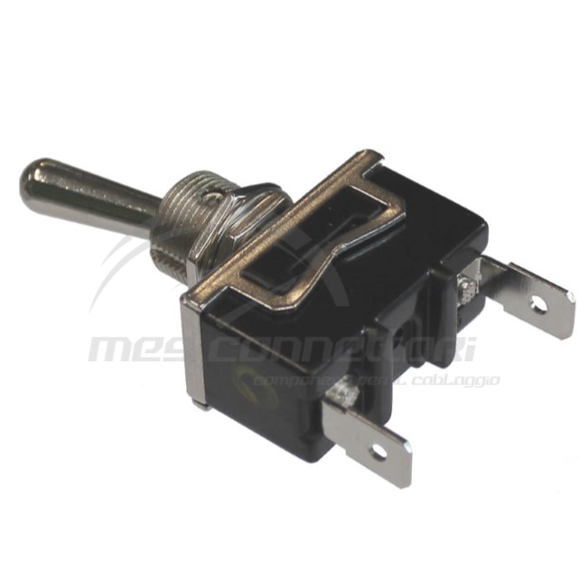 interruttore a levetta a faston on-off 12/24 volt