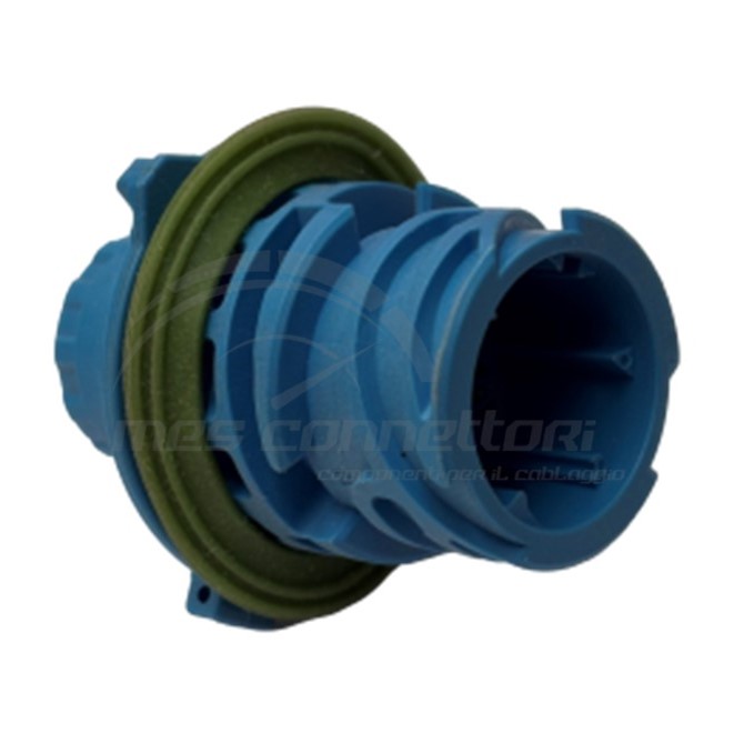 kit connettore tyco serie DIN 1.5 circolare - 7 vie p.m. BLU