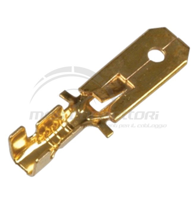 terminale con dentino ET sez. 0,5-2,0 mmq serie 6.0 (250) maschio