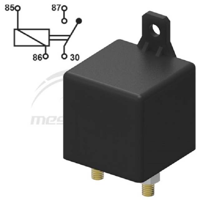 rele` di potenza 24V 100A con perni M6
