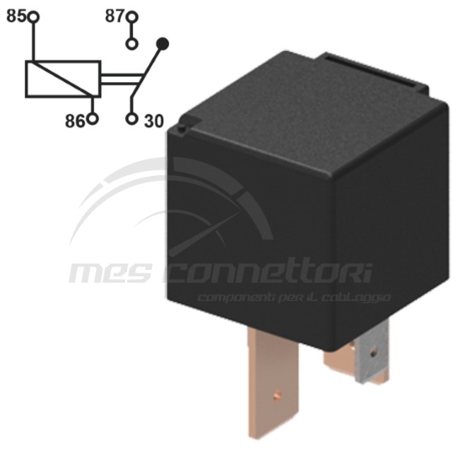 rele` di potenza 12V 70A con staffa removibile