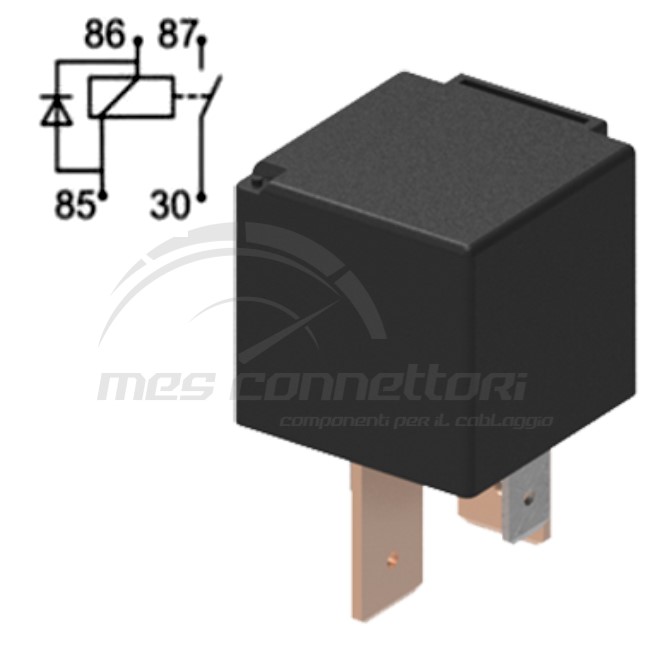 rele' di potenza 12V 70A con diodo e staffa removibile