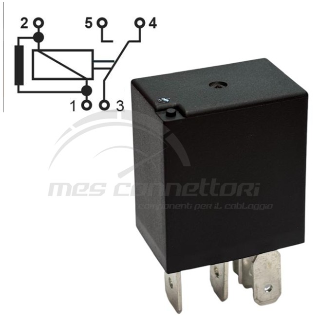 micro rele' 12V  10/20A in scambio con resistenza