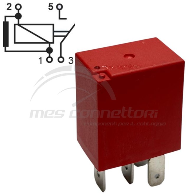micro rele' 12V 30A con resistenza normalmente aperto