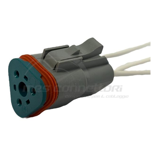 CONNETTORE CABLATO amphenol SERIE AT - 3 VIE P.F.