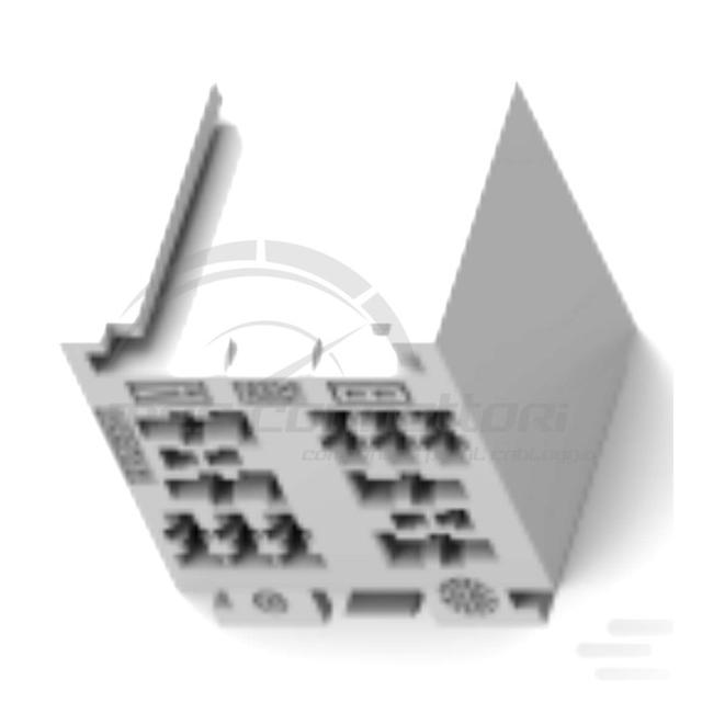 porta microrele' a 2 posizioni