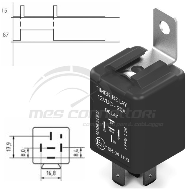 RELE' FLIP FLOP 12V NEGATIVO