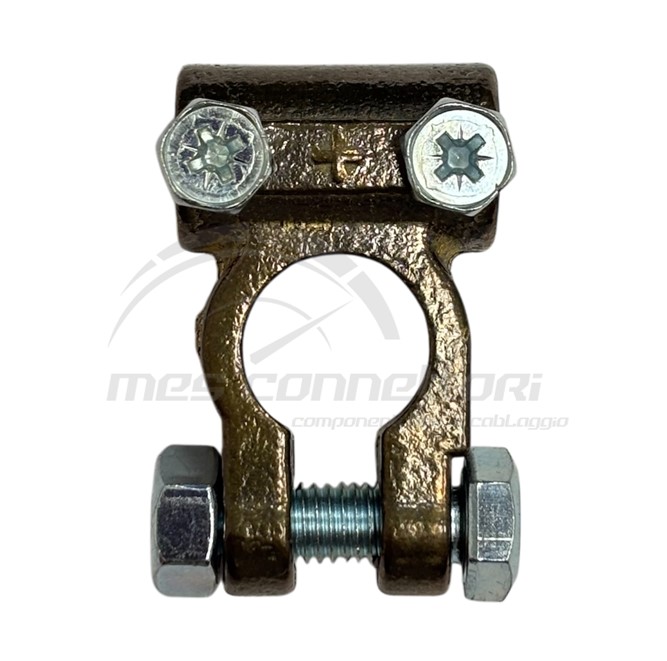 morsetto a canotto fiss. a vite + sez. 50 mmq