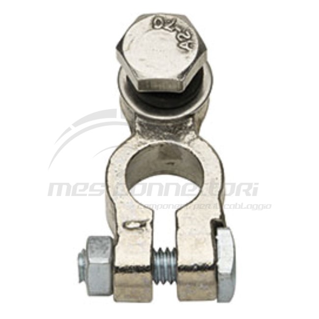 morsetto con vite M8 tipo man negativo