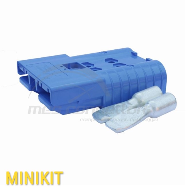 kit CONNETTORI di potenza tipo anderson - 160A BLU