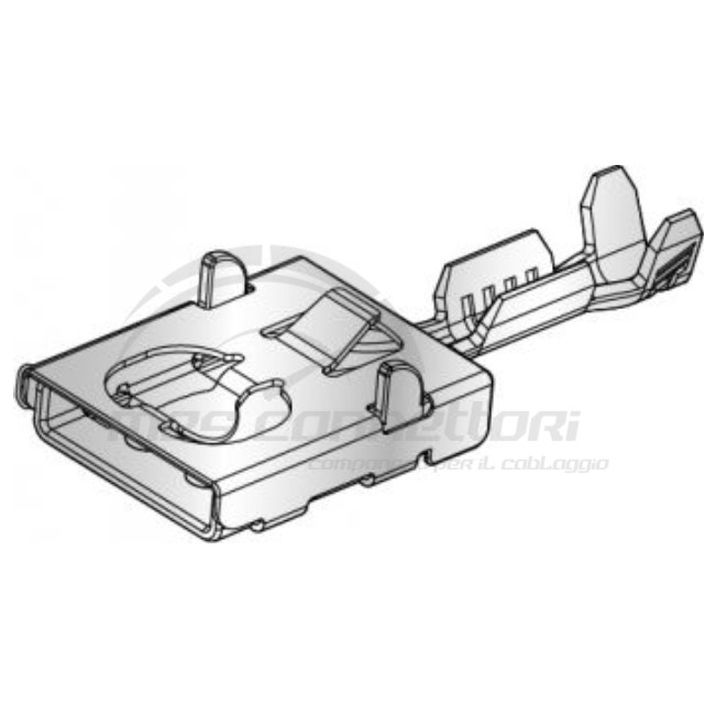 Terminale MTA femmina linea F630E sez. 0.35-0.5 mmq