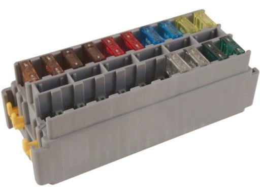 modulo portafusibile MTA per 20 minifusibili