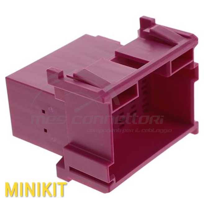 kit connettore tyco serie JPT 2.8 - 18 vie p.m. viola