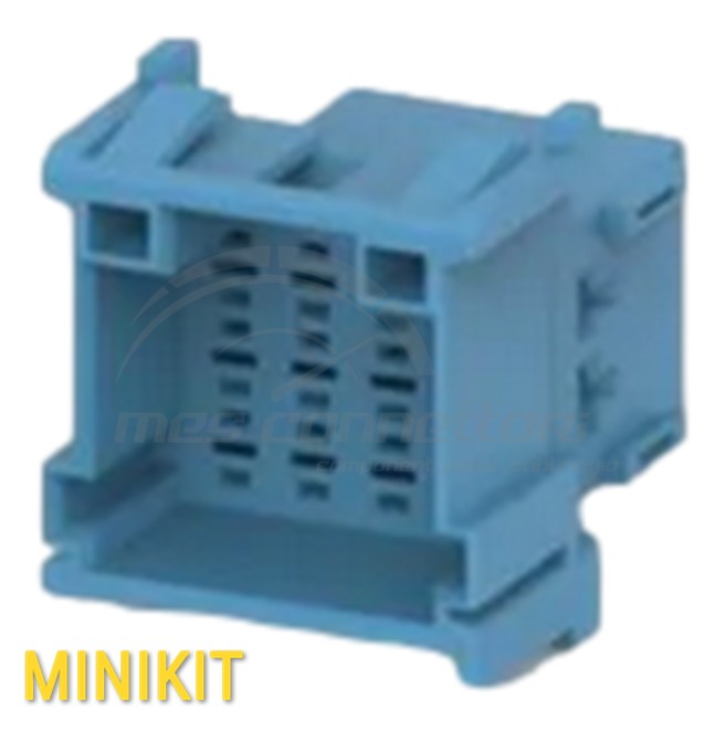 kit connettore tyco serie MCP 2.8 - 12 vie p.m. BLU
