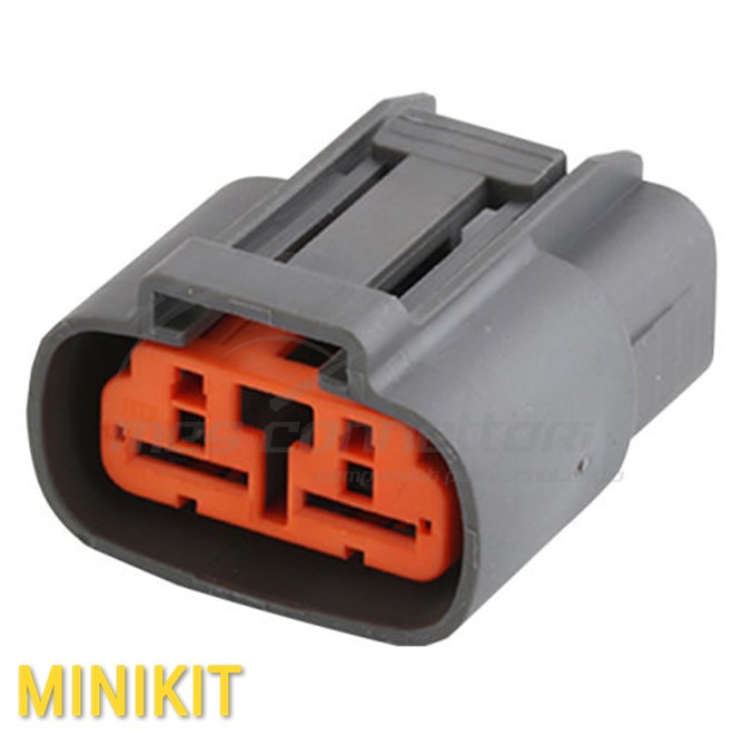 kit connettore SUMITOMO serie DL 7.8 mm (305) - 2 vie p.f. sealed grigio scuro