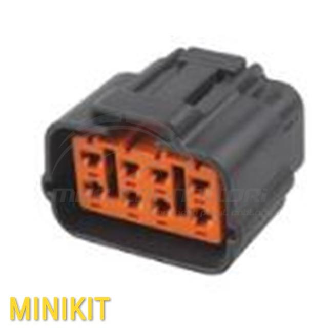 kit connettore SUMITOMO serie DL 2.3 mm (090) - 8 vie p.f. SEALED nero