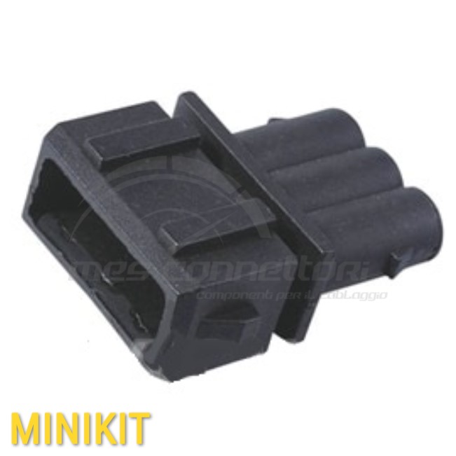 kit connettore tyco serie jpt 2.8 - 3 vie p.m. doppia polarizzazione