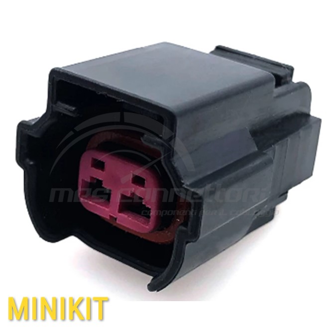 kit connettore SUMITOMO serie mt 2.3 mm (090) - 2 vie p.f. sealed nero