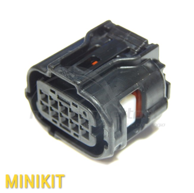 kit connettore Sumitomo serie TS 0.64mm (025) - 10 vie p.f. sealed nero