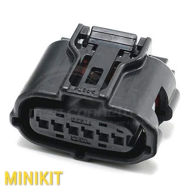 kit connettore Sumitomo serie TS 0.64 mm (025) - 6 vie p.f. sealed nero