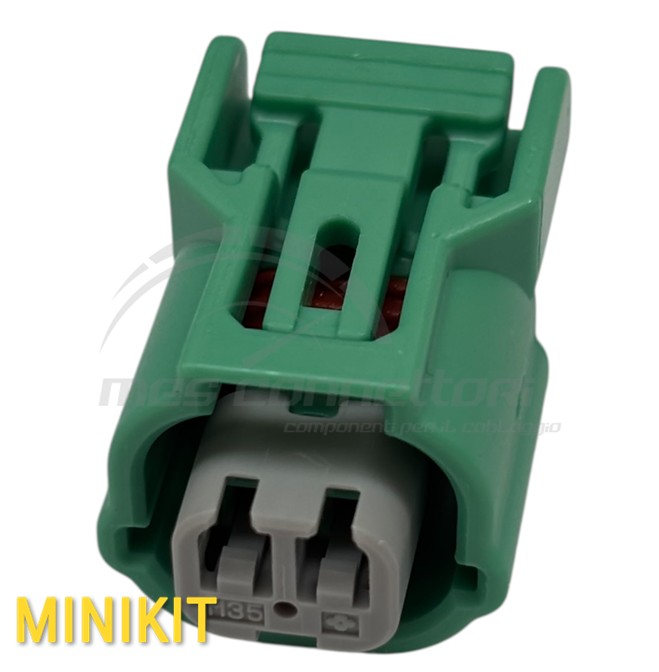 kit connettore Sumitomo serie HX 1.0mm (040) - 2 vie p.f. sealed verde