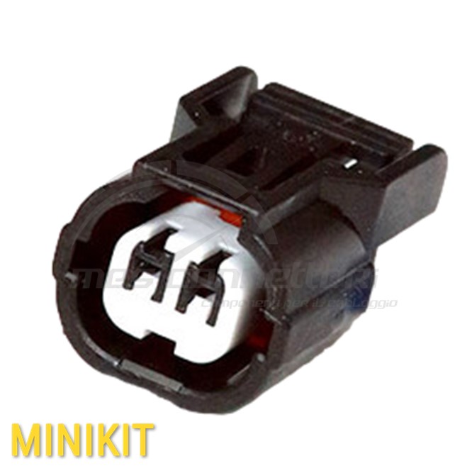 kit connettore Sumitomo serie hx 1.0 mm (040) - 2 vie p.f. sealed nero con secondary lock