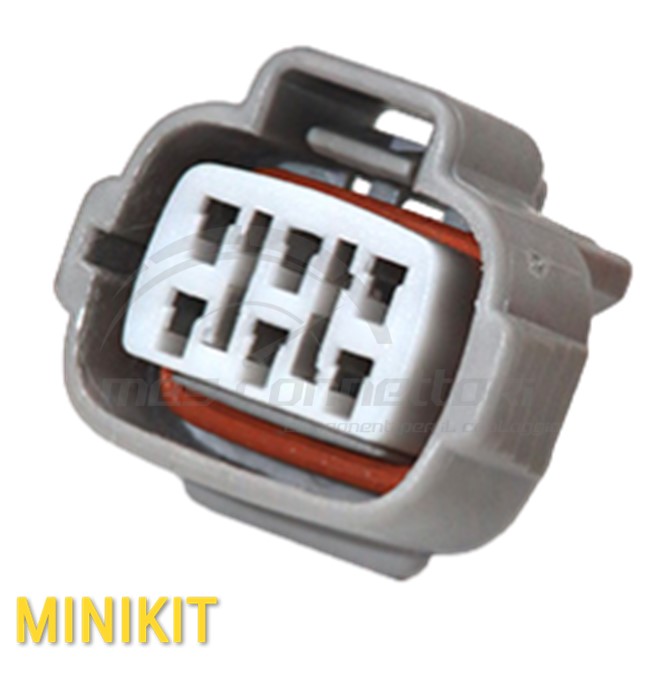 kit connettore Sumitomo serie TS 2.3 mm (090) - 6 vie p.f. sealed grigio