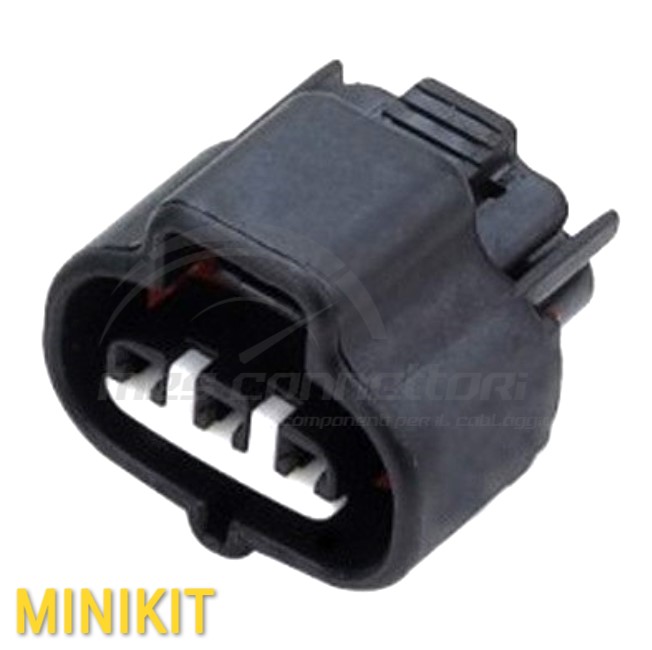 kit connettore sumitomo serie TS 2.3 mm (090) - 3 vie p.f. sealed nero