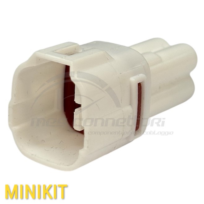 kit connettore sumitomo serie MT 2.3 mm (090) - 4 vie p.m. sealed bianco
