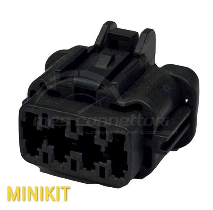 kit connettore sumitomo serie RS 2.3 mm (090) - 8 vie p.f. sealed nero