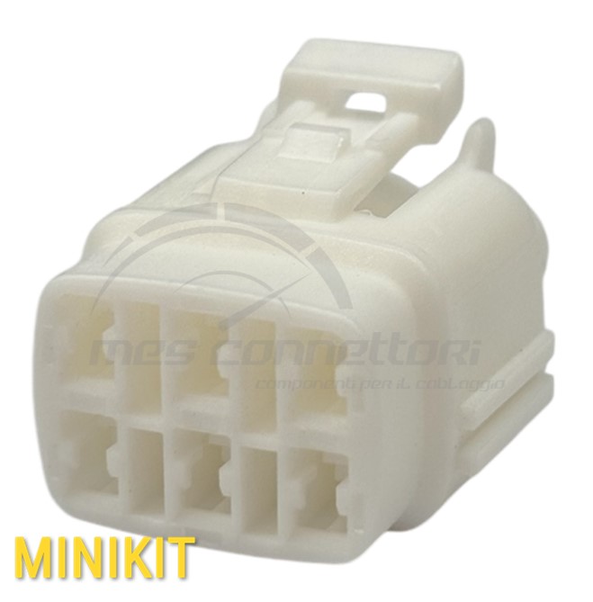 kit connettore sumitomo serie MT 2.3 mm (090) - 6 vie p.f. sealed bianco