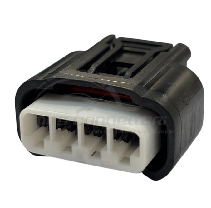 kit connettore Yazaki serie 2.3II (090II) - 4 vie p.f. sealed nero