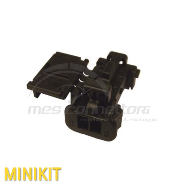 KIT connettore molex serie NSCC 1.5 - 2 vie p.f. NERO