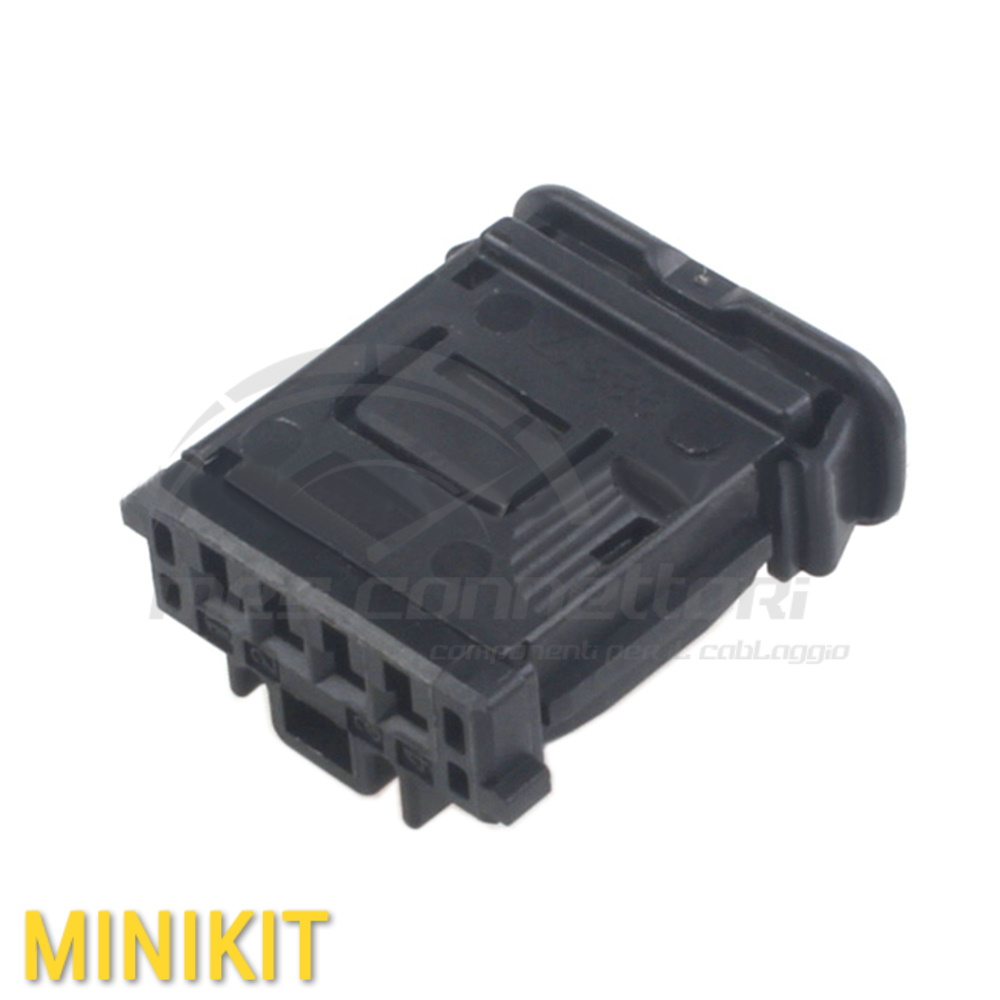 KIT connettore molex serie NSCC 1.5 - 4 vie p.f. NERO