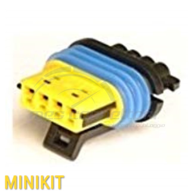 kit connettore delphi GT serie 150 - 4 vie p.f.