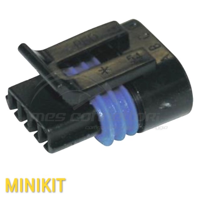 kit connettore delphi pts serie 150 - 4 vie p.f.