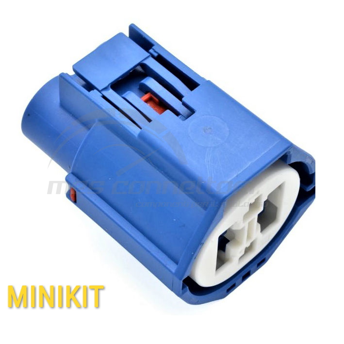 kit connettore YAZAKI serie yes/yesc 1.5 (060) + 9.5 (375) - 4 vie misto (2+2) p.f. sealed blu