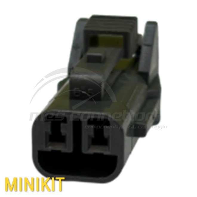 kit connettore YAZAKI serie 62 tipo Z 1.5 mm (060) - 2 vie p.f. sealed grigio