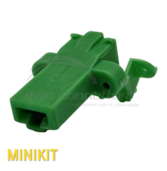 kit connettore Yazaki serie 305 7.8 mm 1 via verde