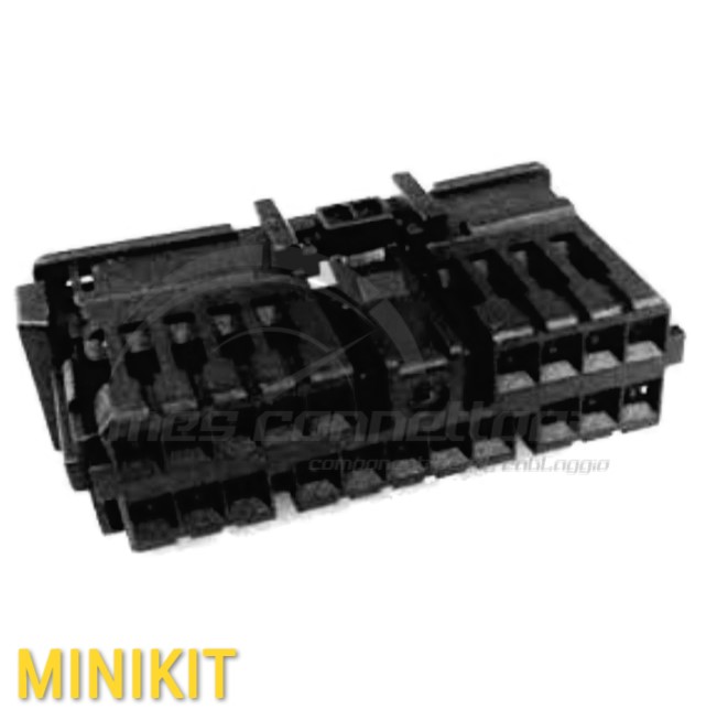 Kit connettore tyco serie multilock 070 - 20 vie p.f. nero seconda generazione