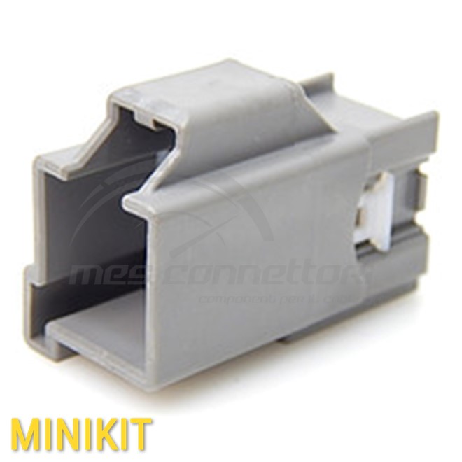 kit connettore YAZAKI serie YES/YESC 1.5 mm (060) - 6 vie p.m. sealed grigio