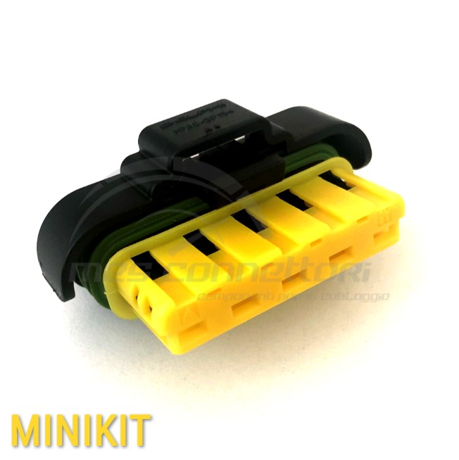 kit connettore Delphi GT serie 280 - 5 vie p.f.
