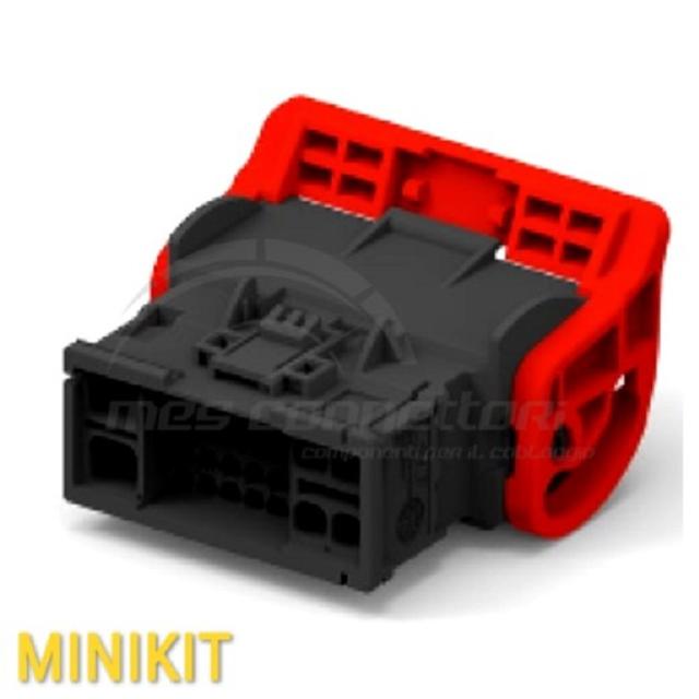 kit connettore tyco serie MCON - 32 vie p.m. nero per presa allestitori Iveco Daily