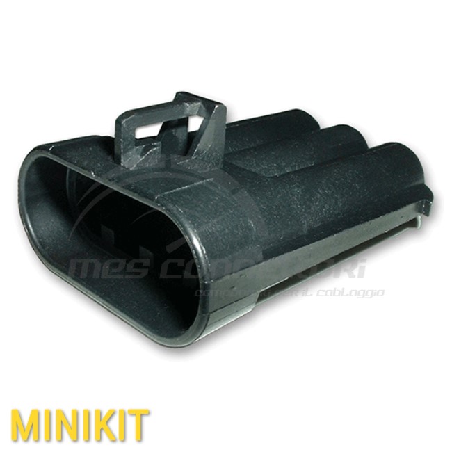 kit connettore delphi Metri-Pack serie 630 - 3 vie p.m.
