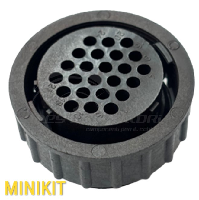 kit connettore tyco serie cpc - 24 vie p.f. volante taglia 23