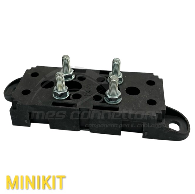 kit portafusibile midi 4 perni M5 con asole
